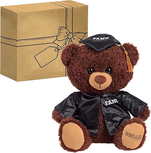 Miniatura 8 de HBCyoU Morehouse - Oso de peluche de 10 pulgadas, regalos de graduación, animales de peluche y juguetes para niños a partir de 3 años