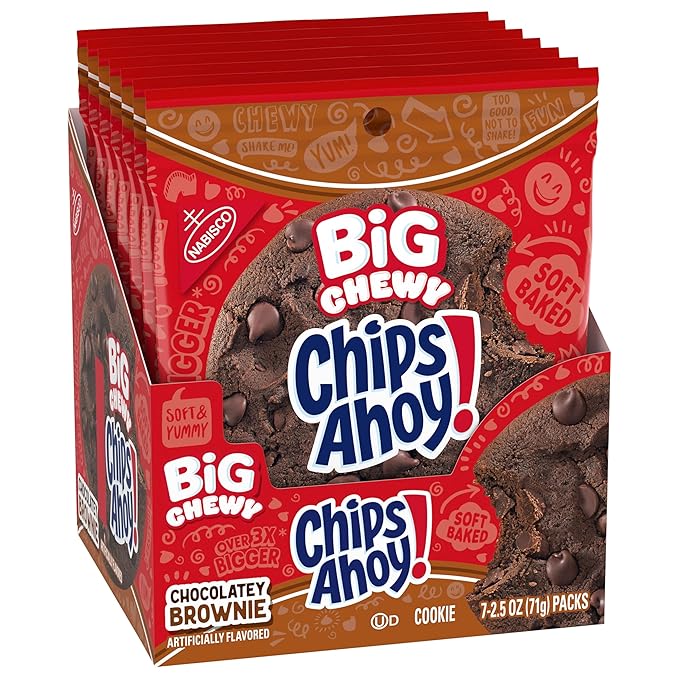 Galletas CHIPS AHOY! Big Chewy Chocolate Chip Brownie 14 paquetes miniatura 12