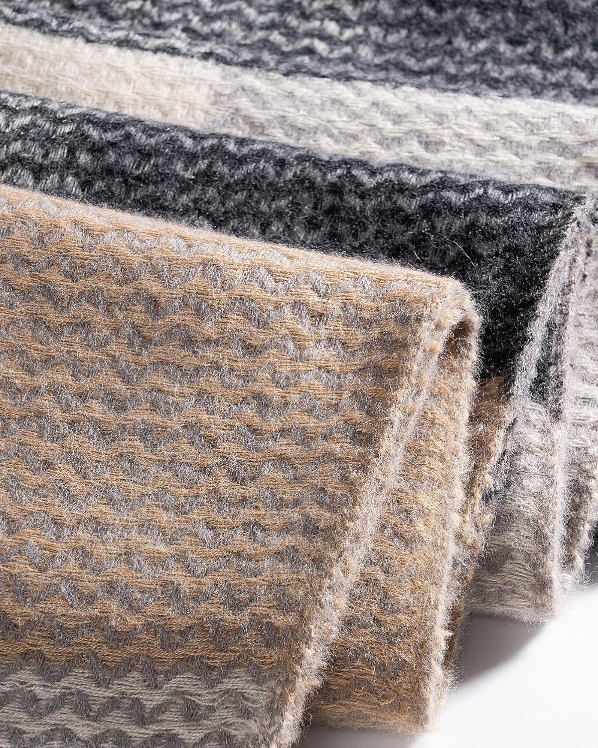 Women's Winter Shawl Wrap for Women–Warm Ponchos with Tassels,Christmas Gift for Mom & Older Women - Image 4