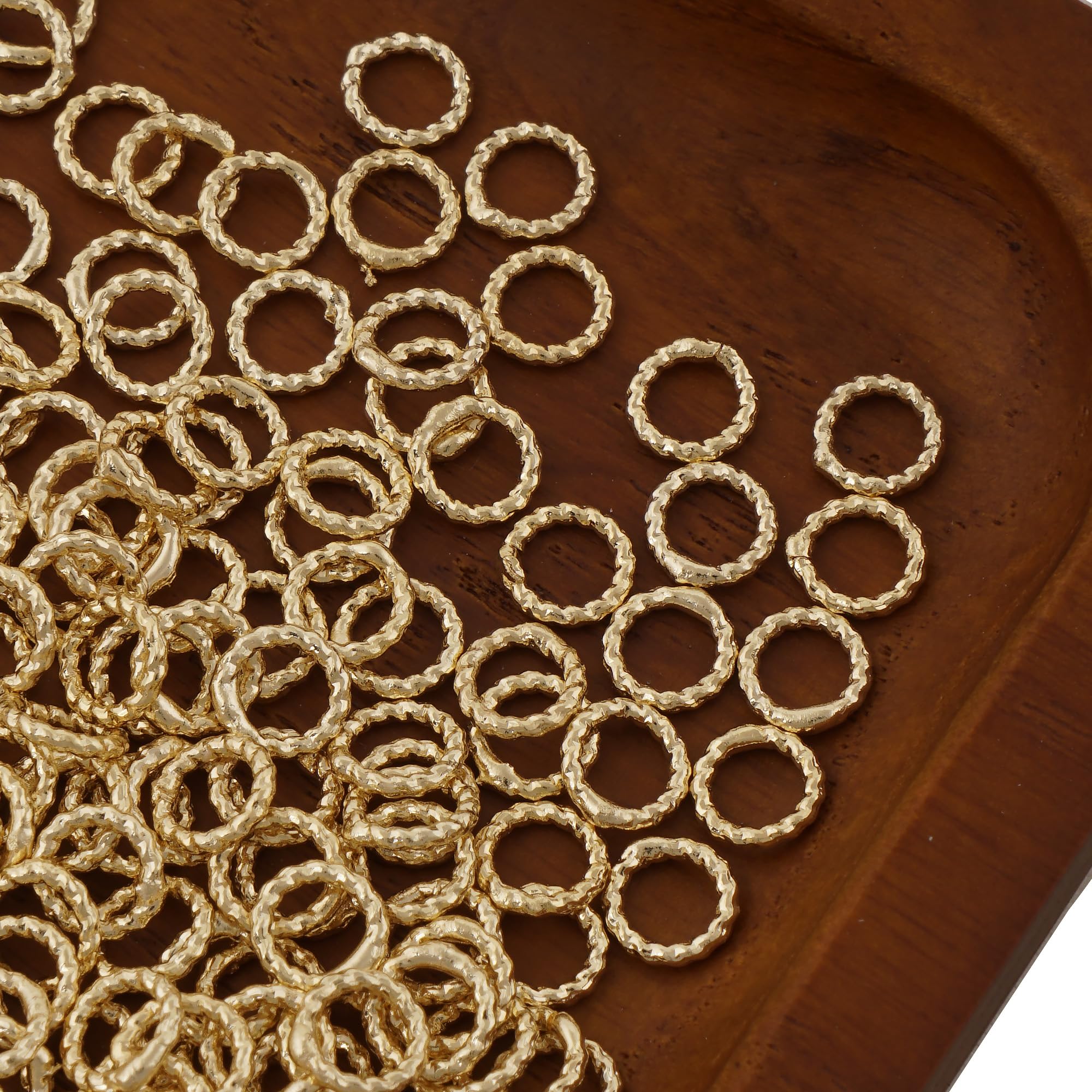 Fermoirs Torsadés Ronds Pour Collier – Or Massif 14 Carats, Fabrication Indienne, Neufs