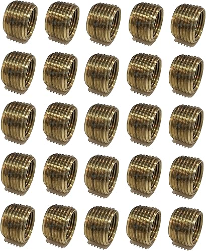 Miniatura 6 de Buje de cara reductora de latón 12 "macho NPT X 38" hembra NPT combustibleaireaguaaceitegas WOG (cantidad 01)