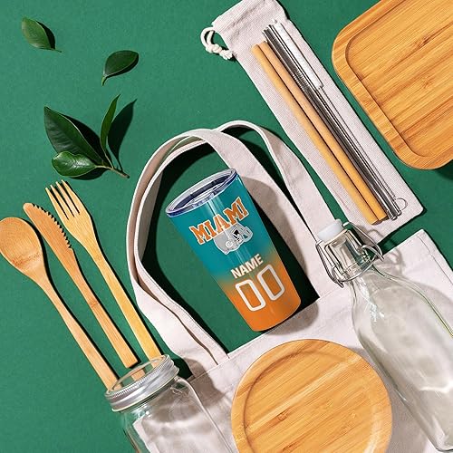 Miniatura 107 de OAOANS Taza de café de acero inoxidable personalizada con tapa sellada, regalo de ventilador aislado mantiene las bebidas frías y calientes. Diseño