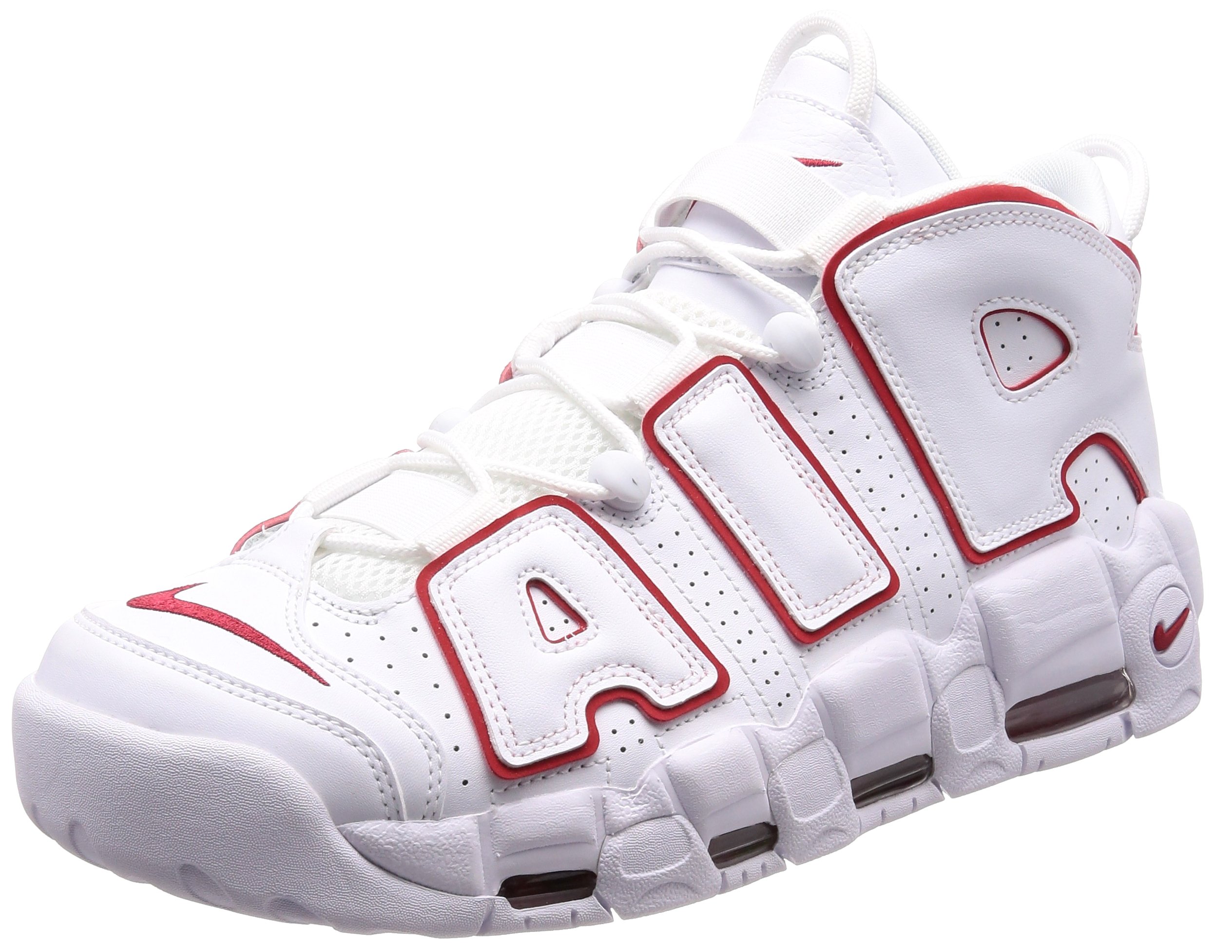 NIKE Men's Air More Uptempo '96 White/Red 921948-102 (Size: 12