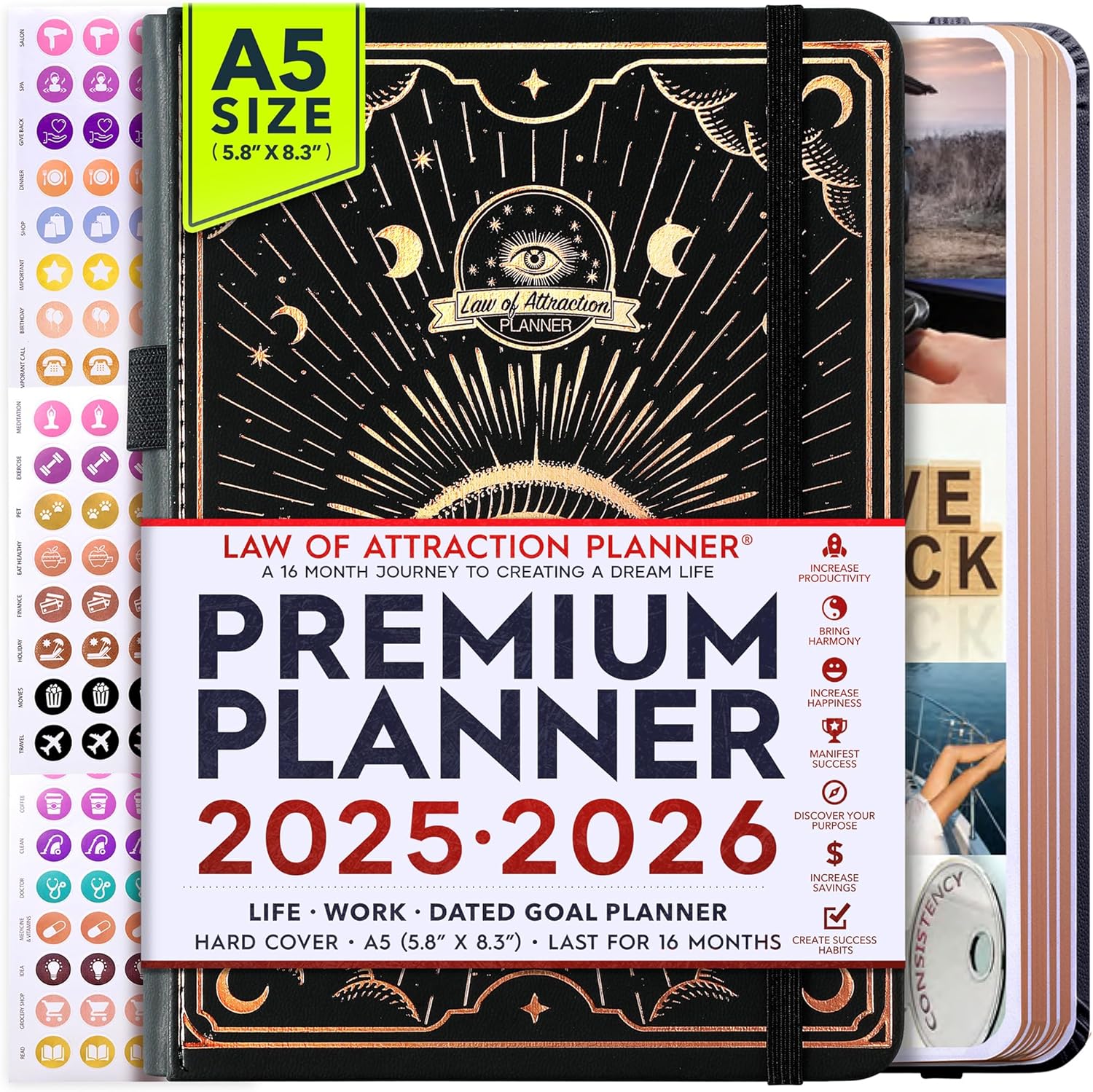 2025-2026 Life Planner: Weekly & Monthly 16-Month