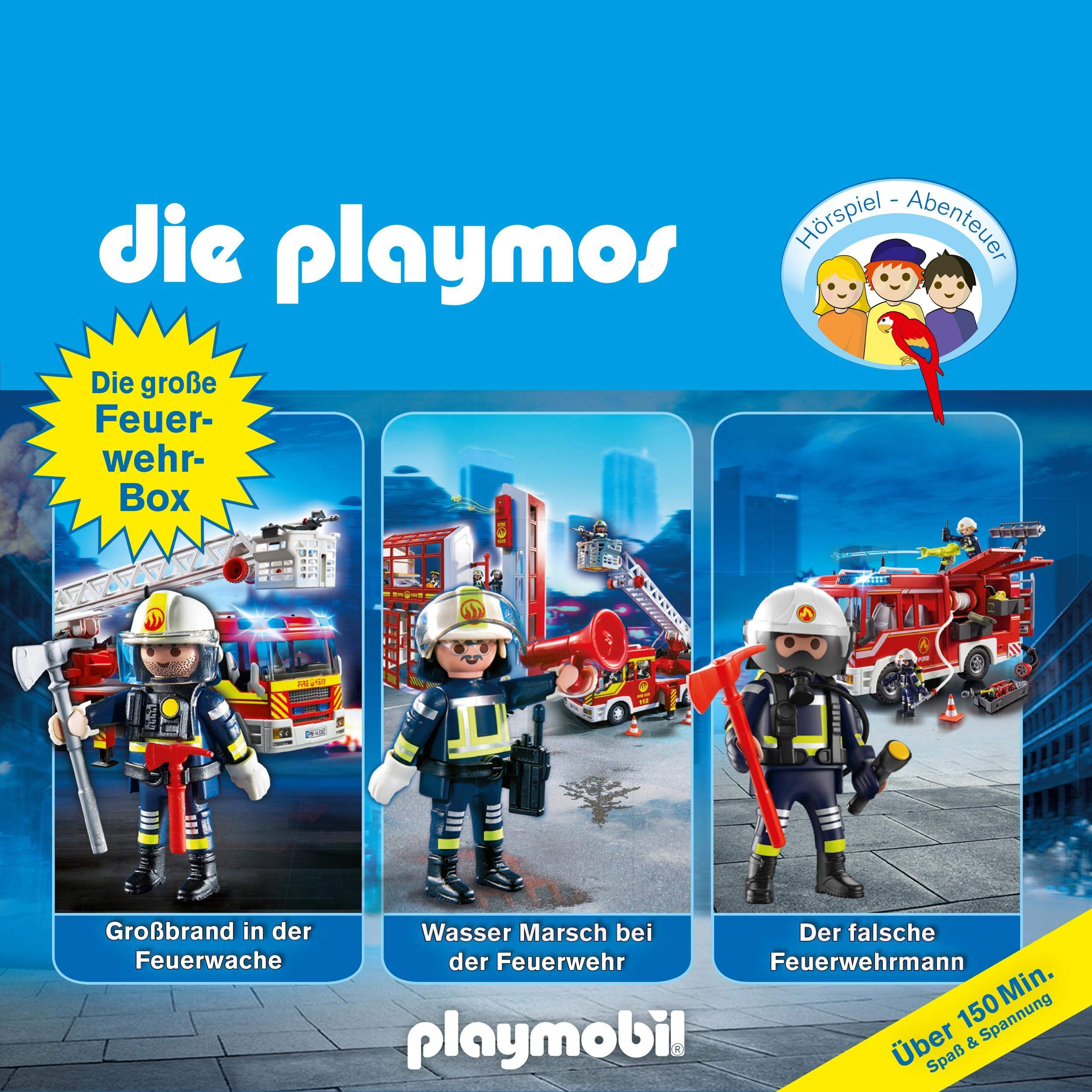 Cover art for Die große Feuerwehr-Box. Das Original Playmobil Hörspiel
