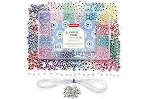 Incraftables Evil Eye Jewelry Making Kit: Craft Bright Bracelets Or Necklaces