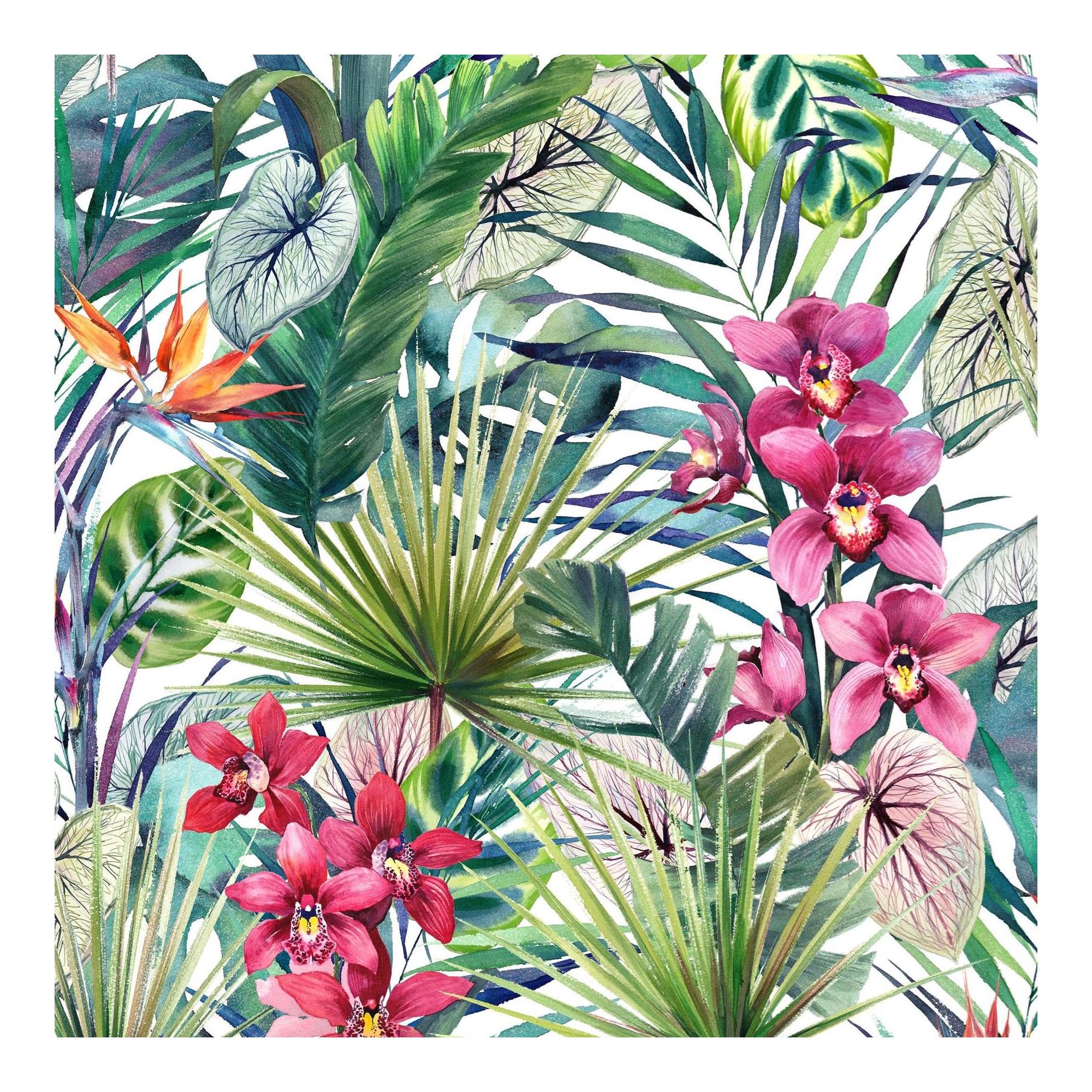 Superfresco Easy Green Multi Aloha Tropical Wallpaper | Paste The Wall | Floral | Eco-Friendly