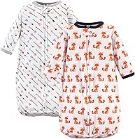 Vista 10 de Hudson Baby Saco de dormir unisex de algodón con manga larga para bebé, saco, manta