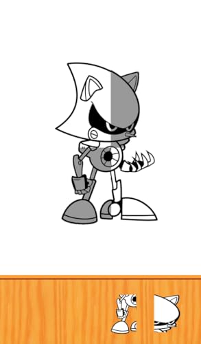 Coloring Puzzle Book hedgehog