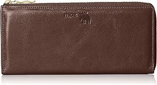 moz(ãƒ¢ã‚º) Women Long Wallet, Chocolate Brown, One Size