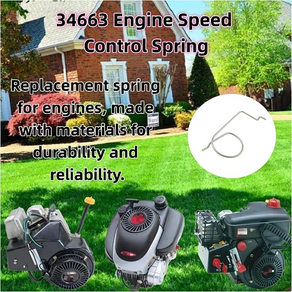 Replacement Engine Speed Control Spring Fit Tecumseh 34663(2 Pack)