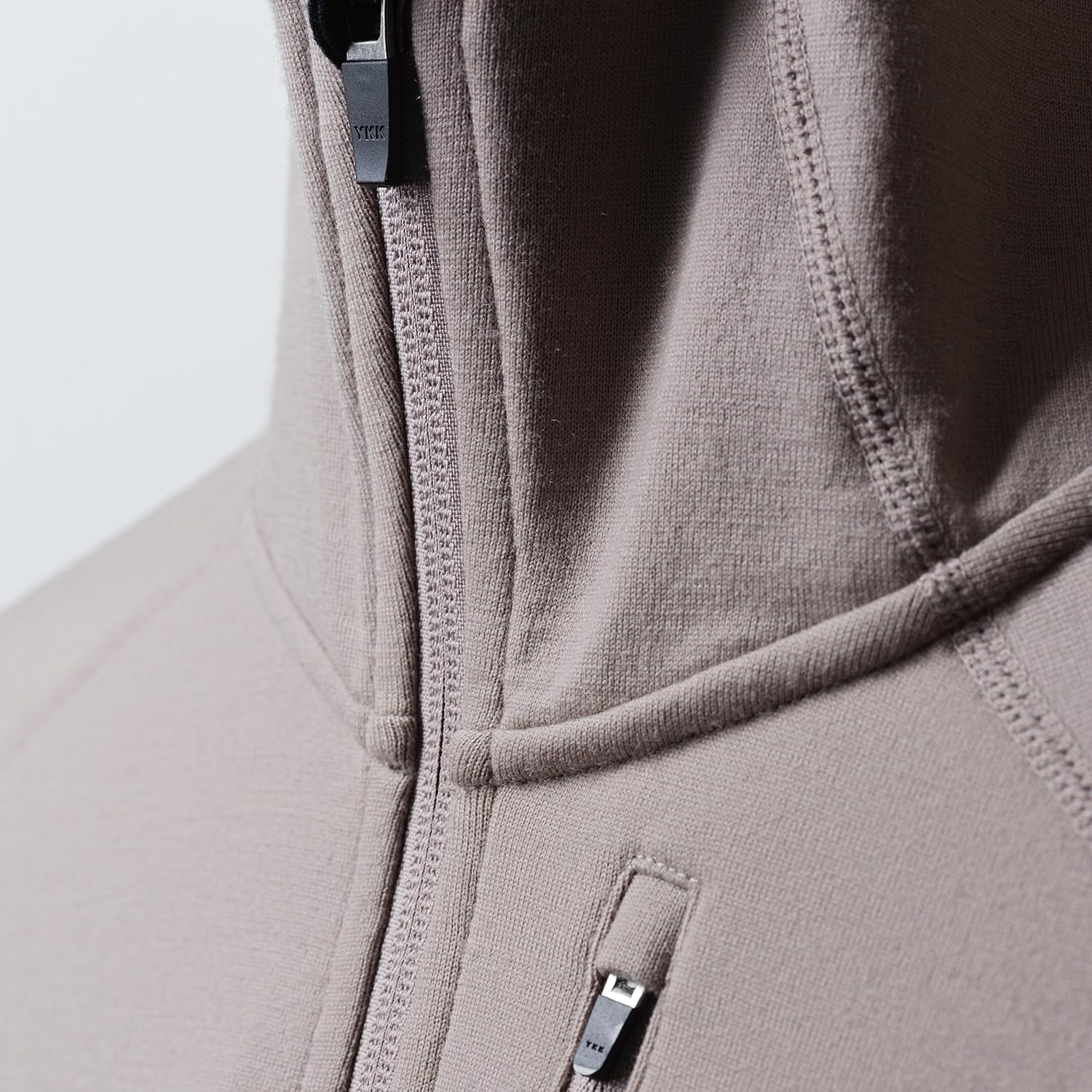 IBEX Merino Wool Mammoth Full Zip Hoodie for Men | Heavyweight Nuyarn Fleece Jacket with Helmet-Compatible Scuba Hood - Image 6