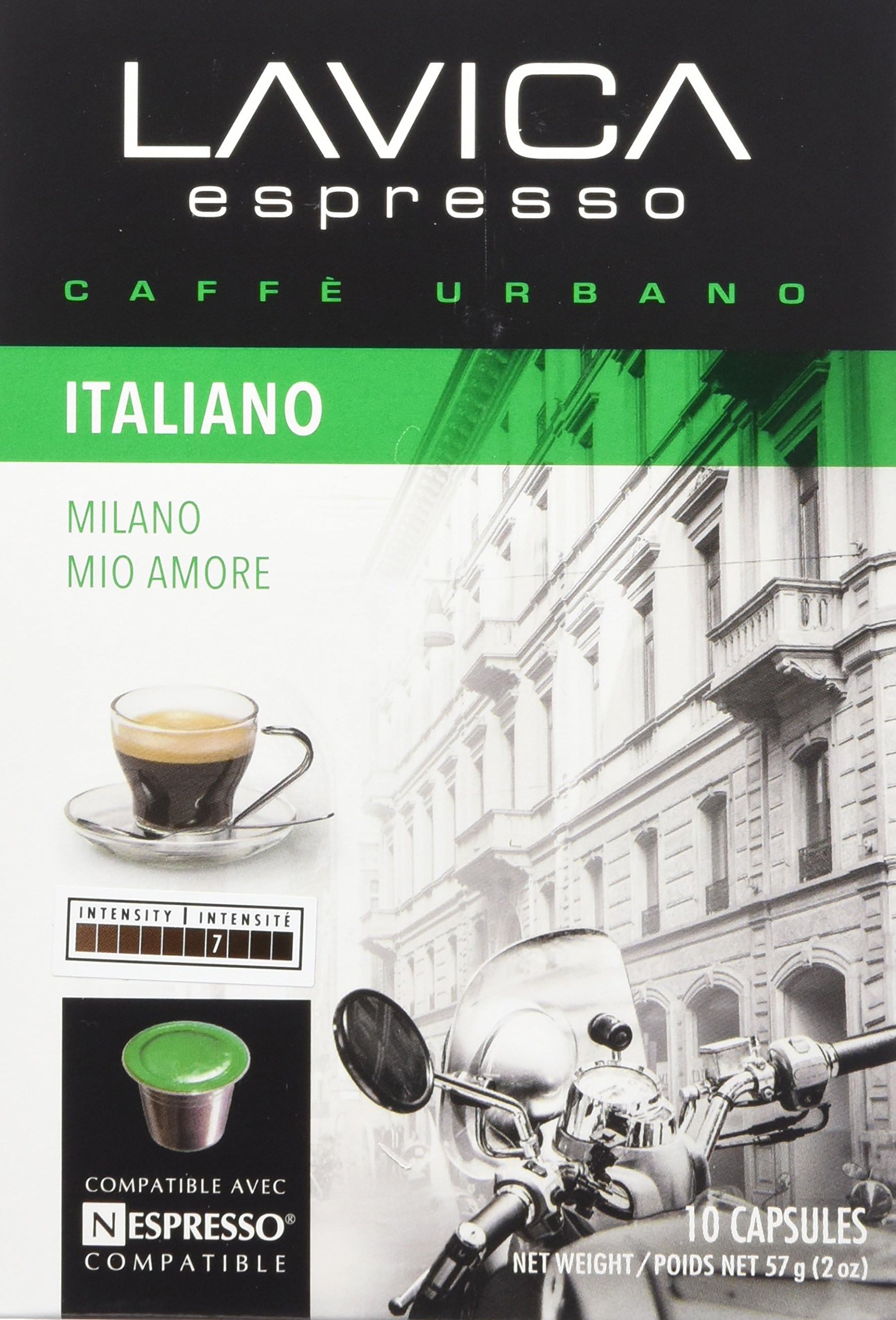ITALIANO ESPRESSO (60 capsules) Lavica Dark Roast Nespresso Compatible Coffee Capsules