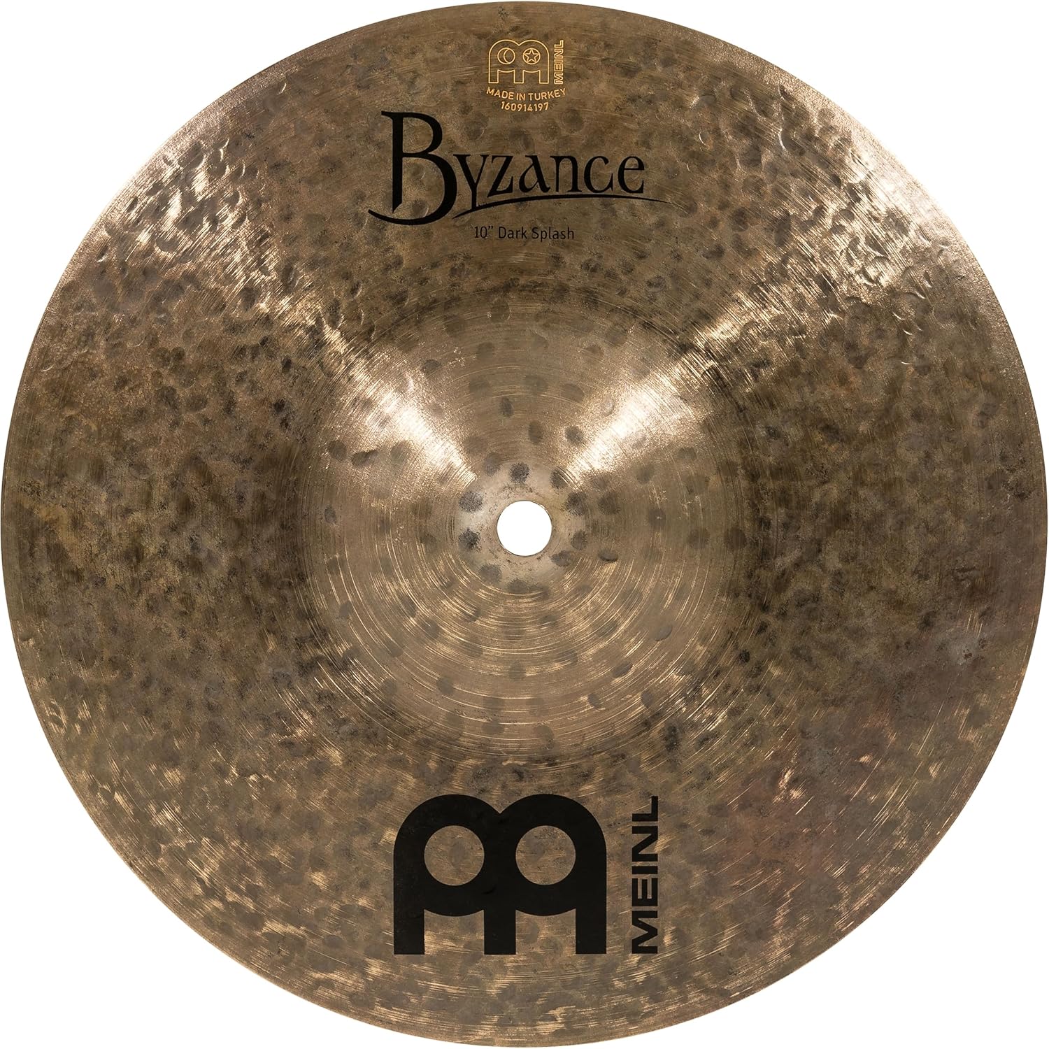 Byzance Dark 8" Splash — MADE IN TURKEY — Hand Hammered B20 Bronze, 2-YEAR WARRANTY