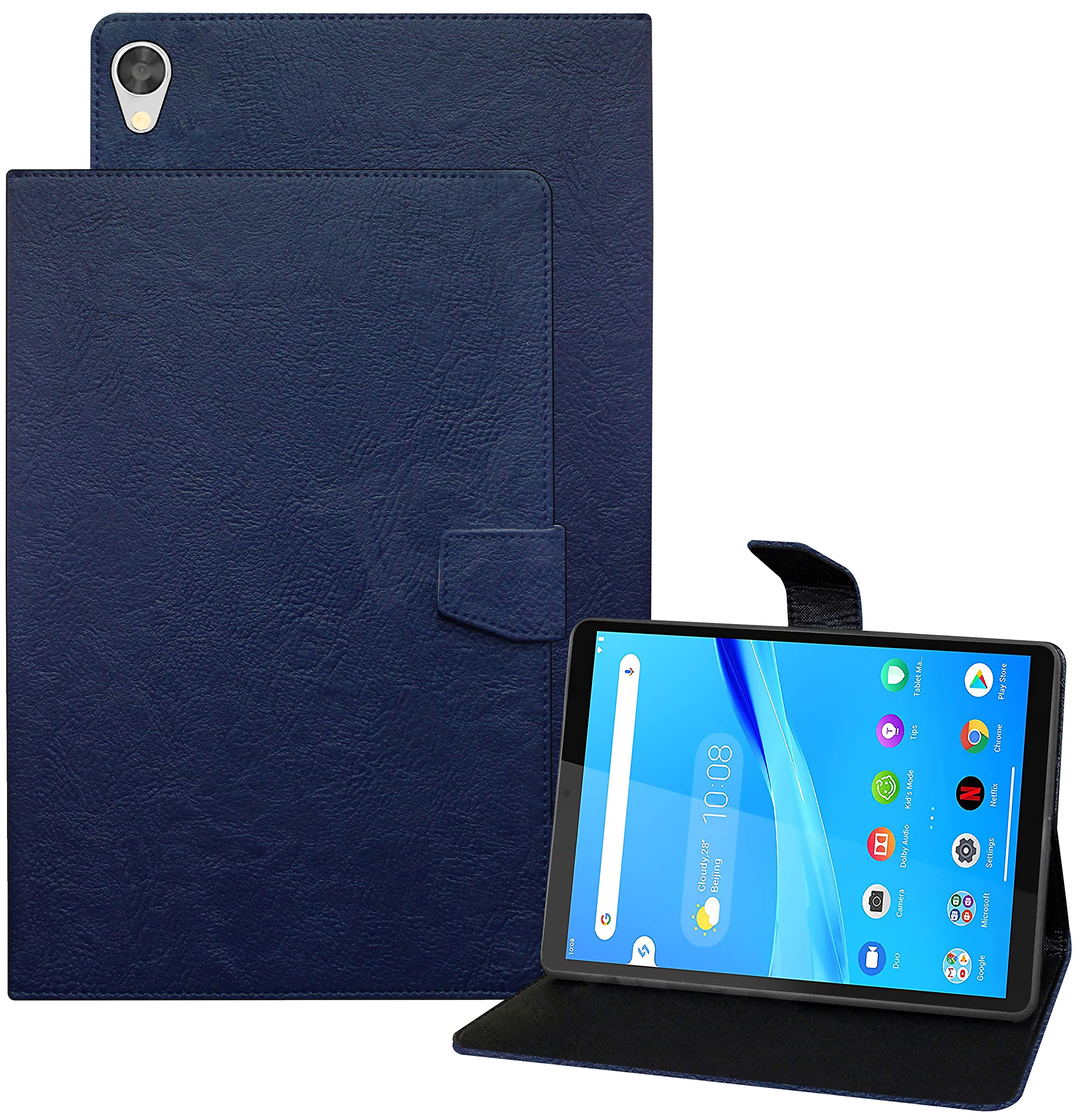 TGK Plain Design Leather Flip Case Cover for Lenovo Tab M8 FHD