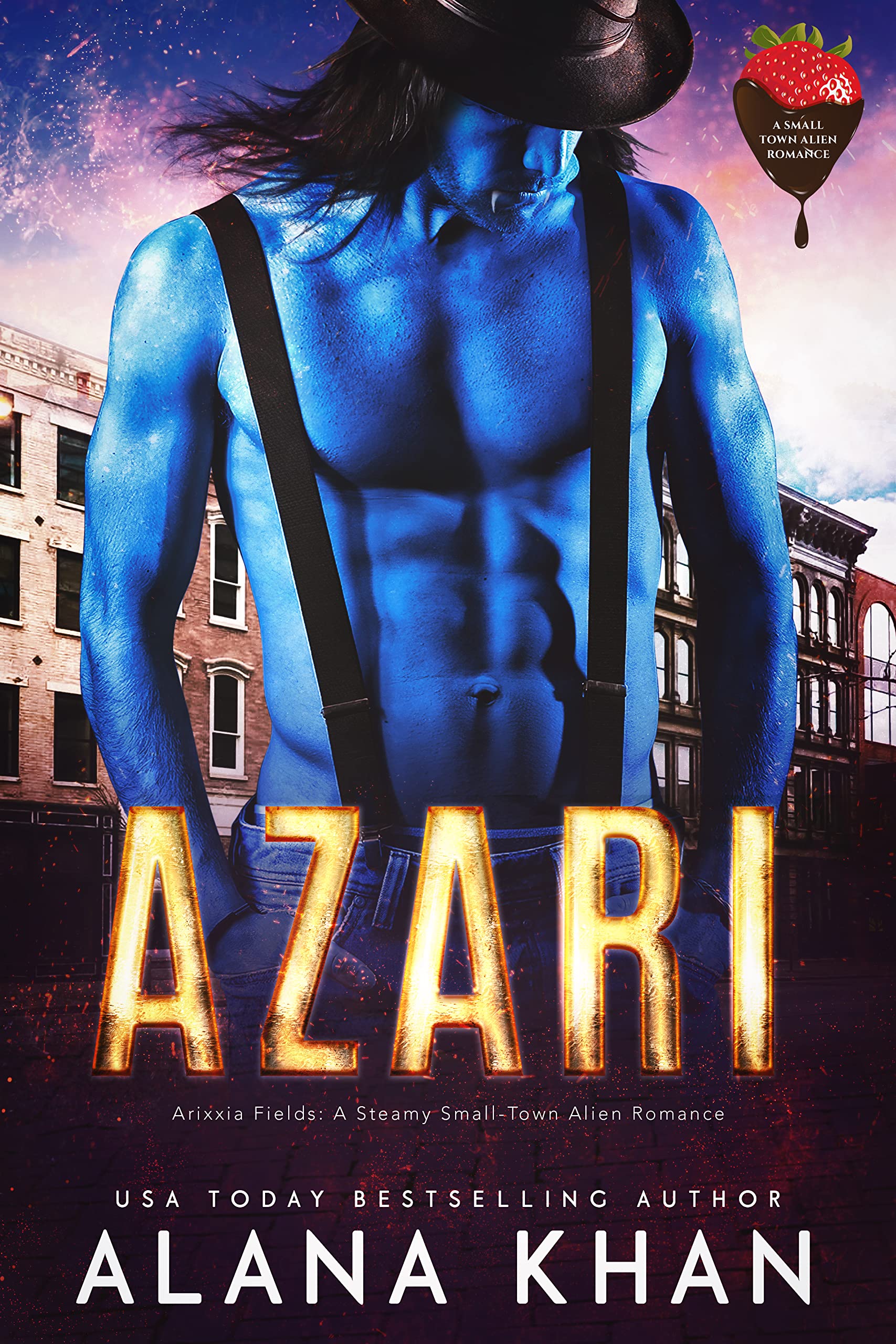 Azari: A Valentine's Day Romance (Arixxia Fields: A Steamy Small-Town Alien Romance)