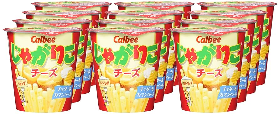 Amazon.com: Calbee JagaRiko cheese 58g ~ 12 cup : Grocery