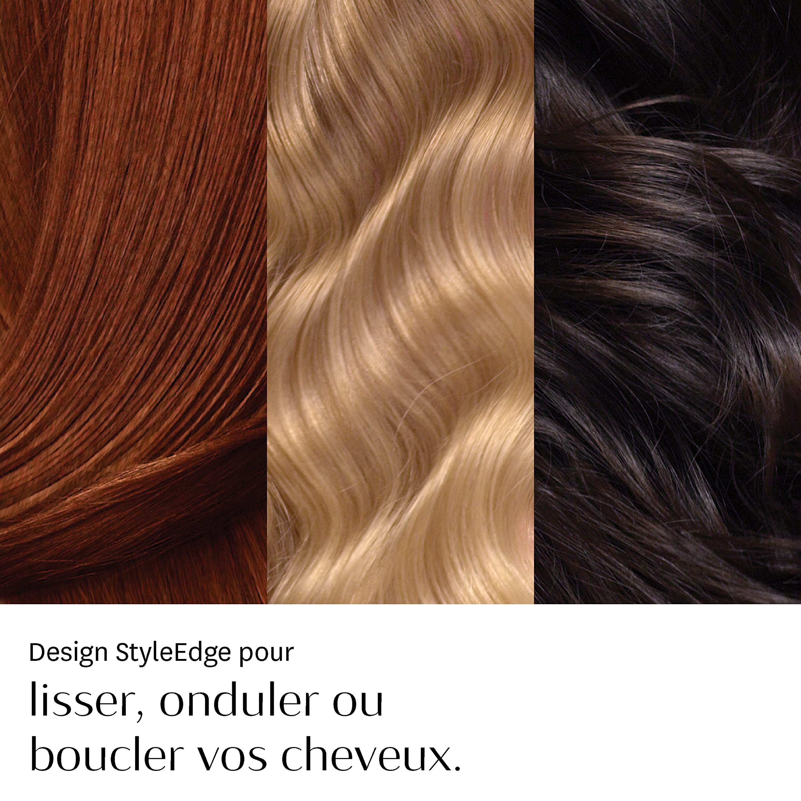 T3 Lucea Professional Fer à lisser et à coiffer 25 mm fer plat numérique en céramique avec 9 réglages de chaleur pour des coiffures droites et lisses ou des ondulations et des boucles