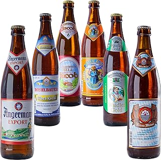 Premium Bayerische Biere Set - 6er oder 12er Pack 0,5L | Traditionelle Geschmacksreise | Ideal für Genießer & Geschenk (6)