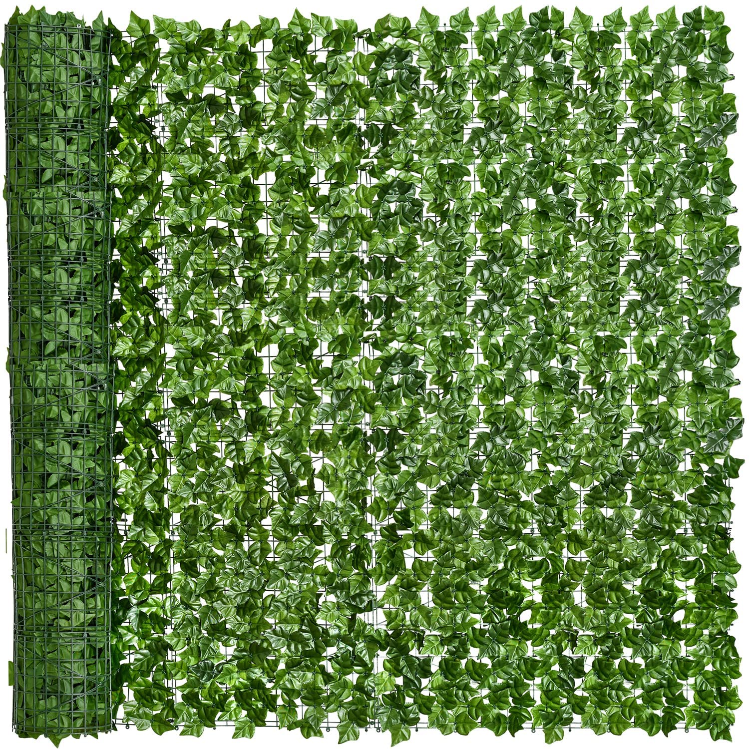 DearHouse Artificial Ivy Privacy Fence, 137.8x78.7inch Artificial Hedges Fence and Faux Ivy Leaf Decoration for Outdoor Decor, Home, Garden Decor