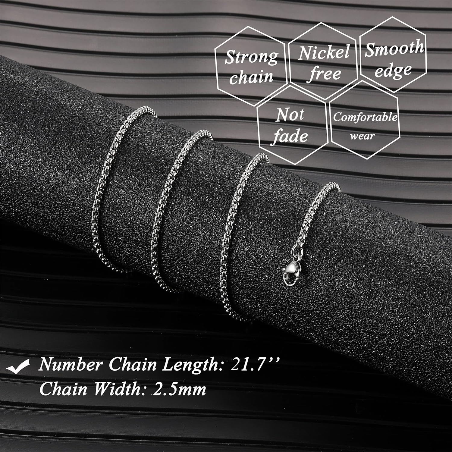 RWQIAN Baseball Necklace Jersey Number 0-99 - Stainless Steel Baseball Chain Number Pendant Necklace,Baseball Gifts for Boys/Girls - Image 3