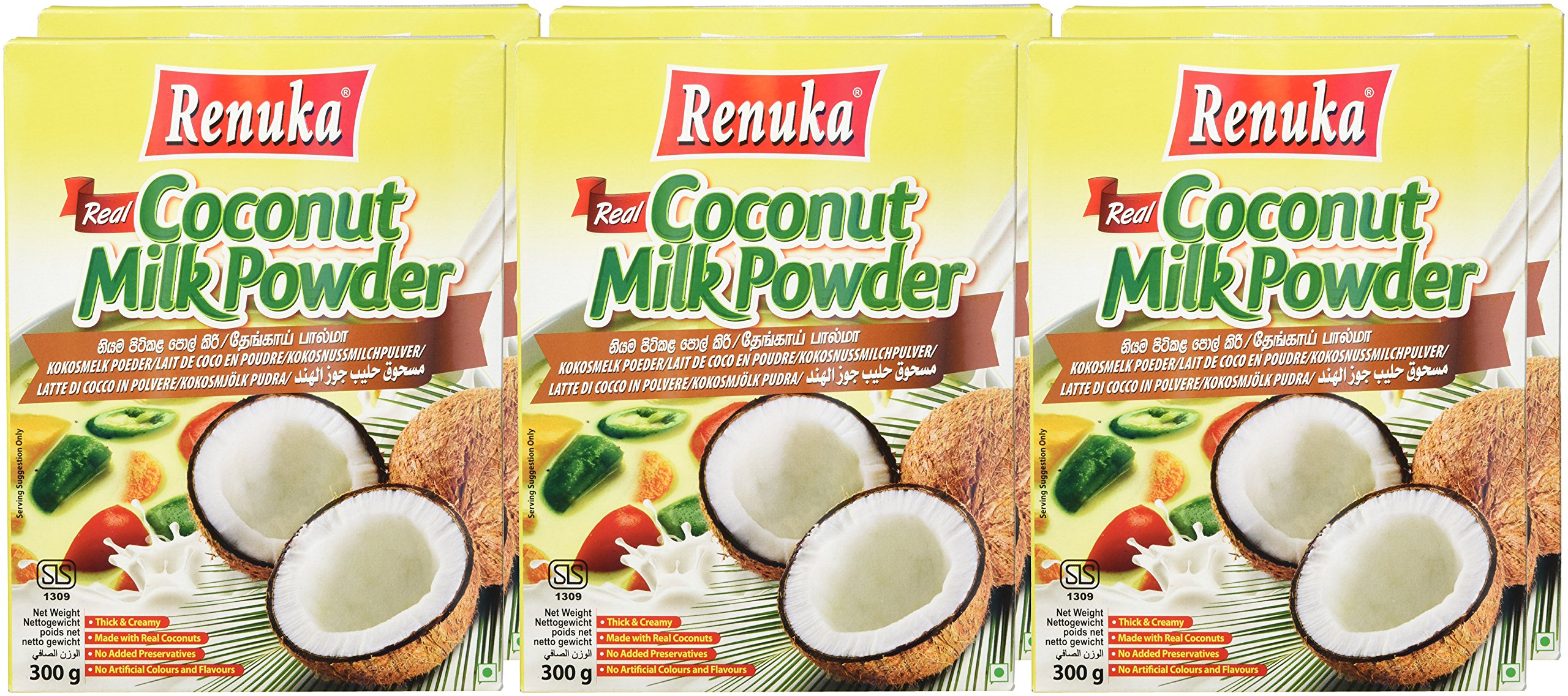 Renuka Kokoscreme instant, 6er Pack (6 x 300 g)