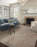 Vista 104 de Loloi Jean Stoffer Katherine Collection KES-02 Ocean/Coral 2'-7'' x 10'-0'', .25" Pile Height, Runner Rug