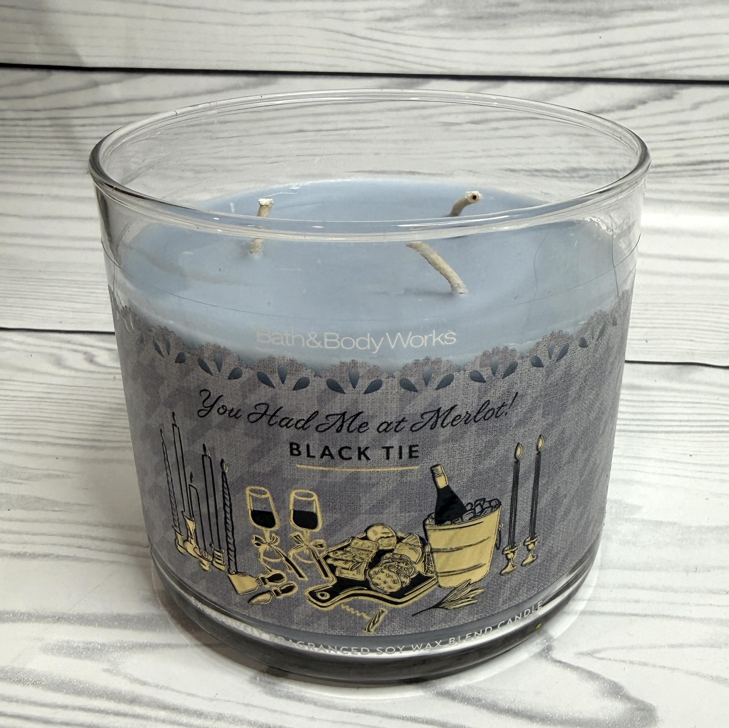 Amazon.com: Bath and Body Works Black Tie 3-Wick Candle : Home