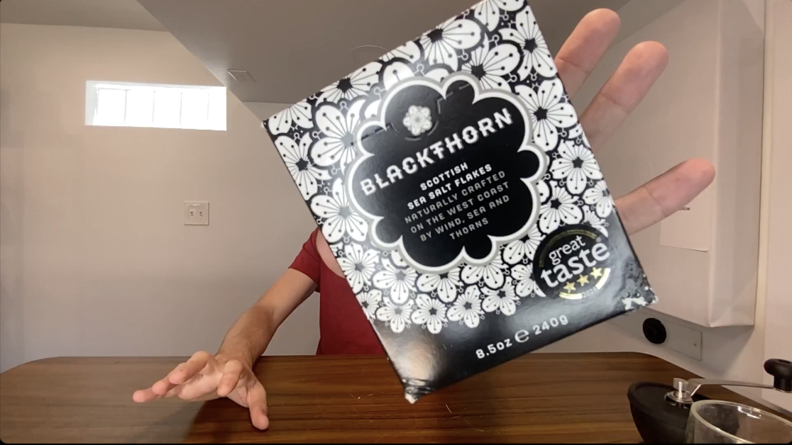 TASTE TEST Blackthorn Scottish Gourmet Sea Salt Flakes Box