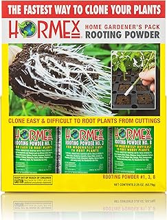 Sponsored Ad - Rooting Hormone for Cuttings - Plant Propagation Rooting Powder #1,3,8 by Hormex - for Easy to Moderately D...