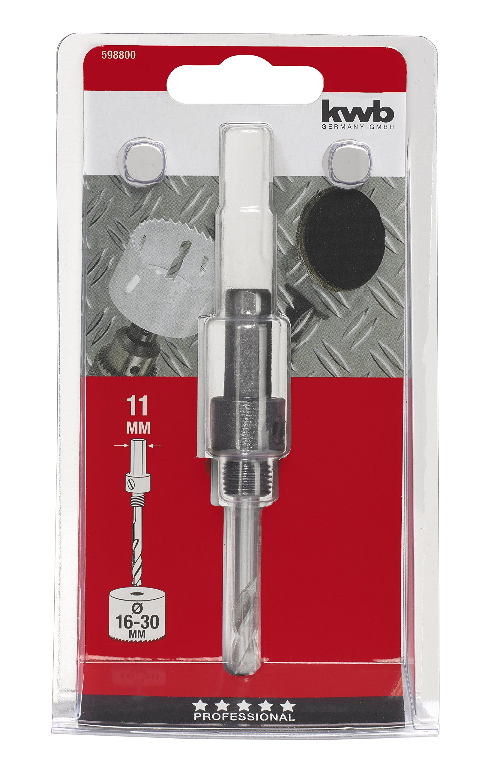 Opnameschacht Pro-fit Drill & Drop Zeskant 8 Mm XL Met HM Boor Voor Gatzagen 14 30 Mm