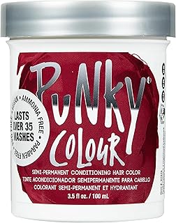 Punky Jerome Russell Semi Permanent Punky Colour Hair Cream 3.5oz Red Wine # 1442