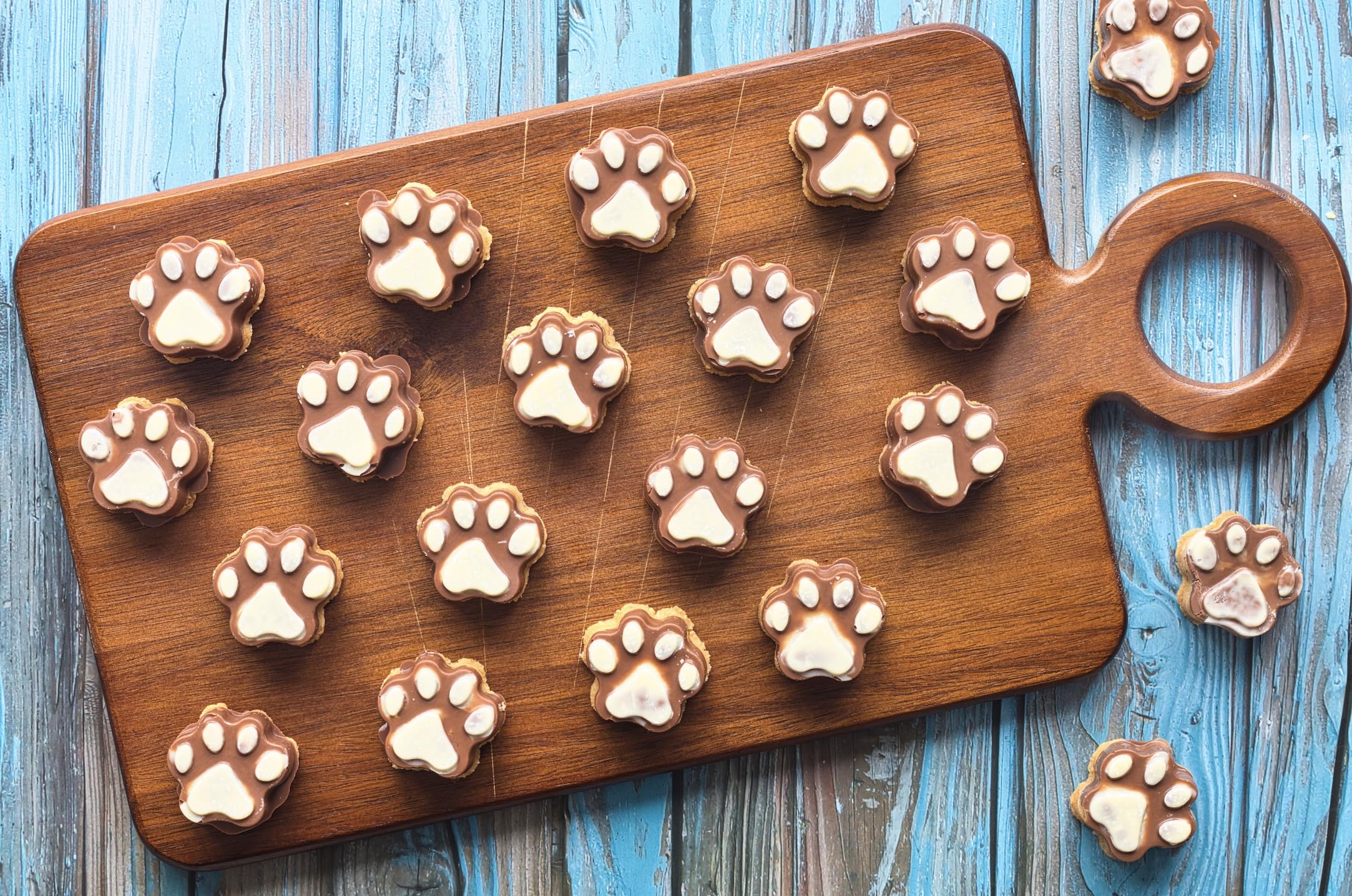 Cortador de galletas de pata de perro, acero inoxidable de grado alimenticio premium, apto para lavavajillas