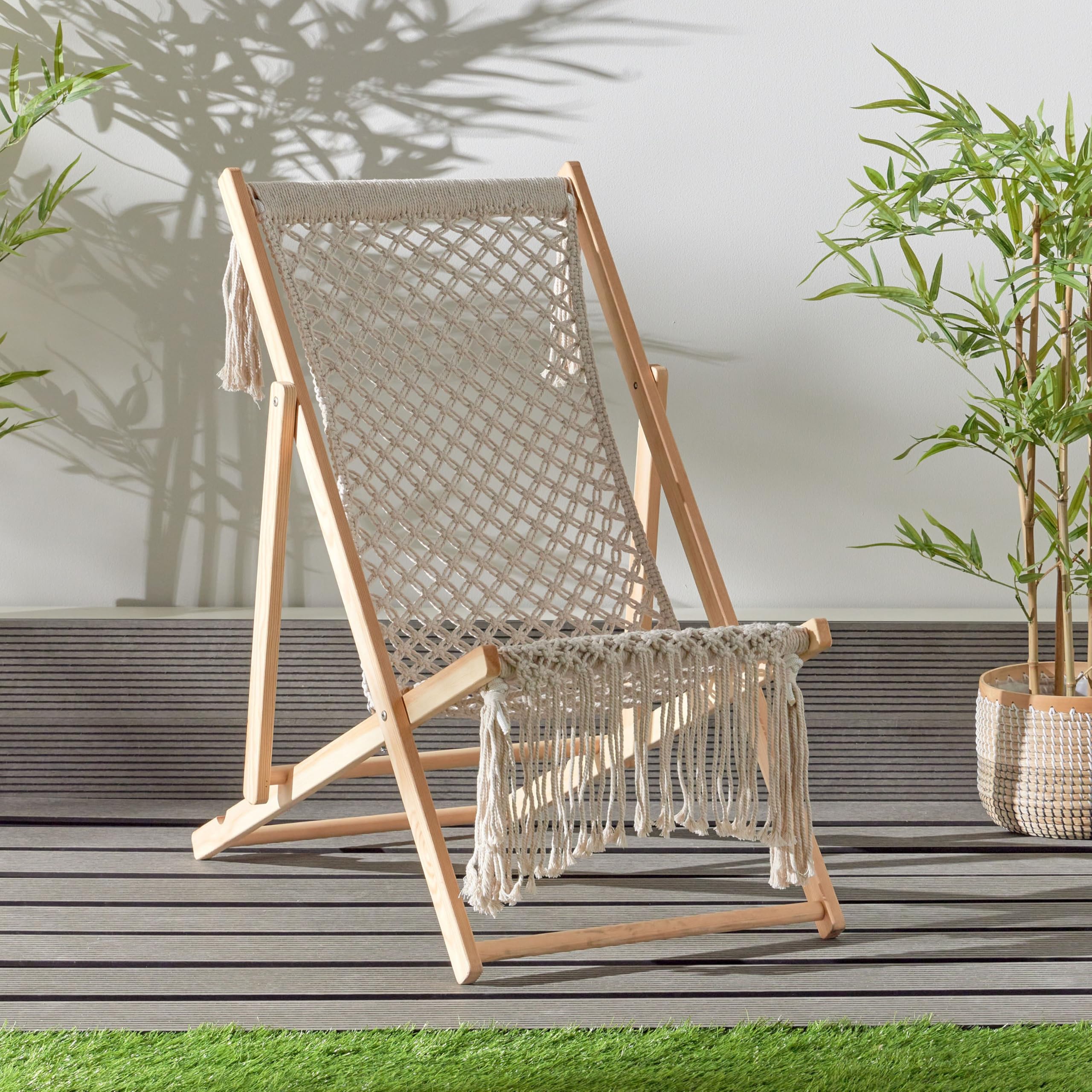 DEEP SLEEP beach chair wood Outdoor Leisure Folding Chair,Portable Fishing Folding Chairs, for Beach Patio Pool Park Outdoor Camping Chair, Zero Gravity Adjustable Beach Chair and Garden Chair