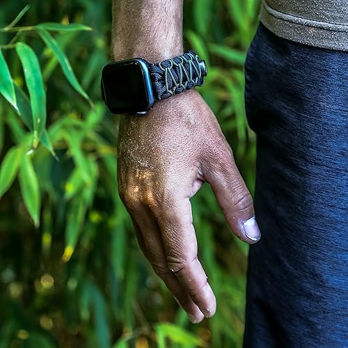 Miniatura 9 de KORDIZ Survivor Pro - Correa de nylon paracord para Apple Watch ULTRA 3, ULTRA 21 49mm y Series 11, 10, 9, 8, 7-1, SE3, SE2, SE 46mm 45mm 44mm 42mm