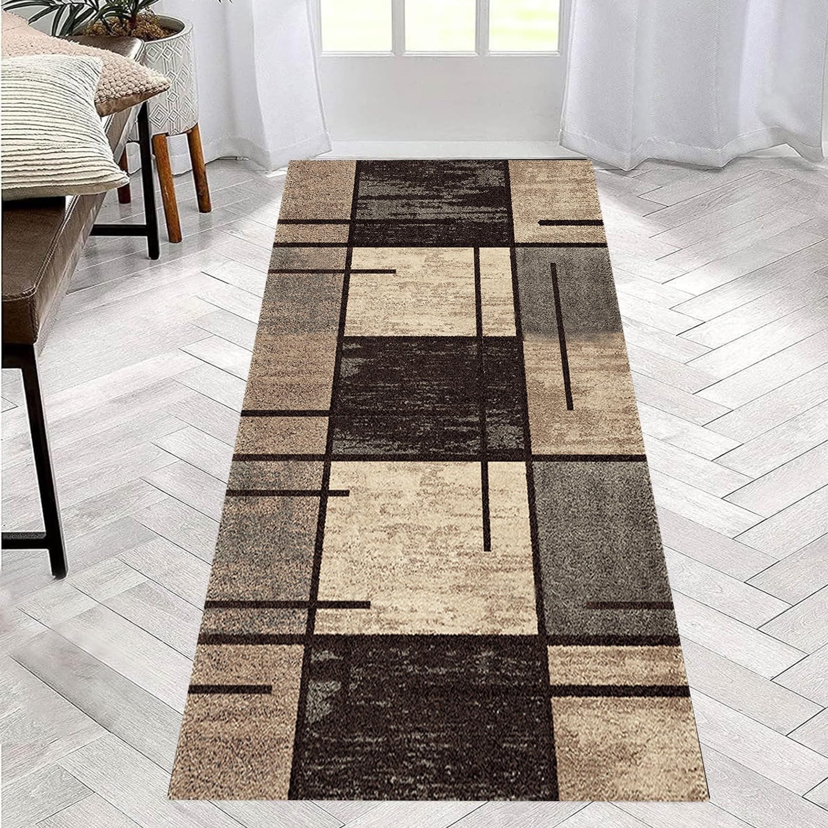 Tapis de sol moderne 60 x 240 cm de qualité supérieure pour intérieur