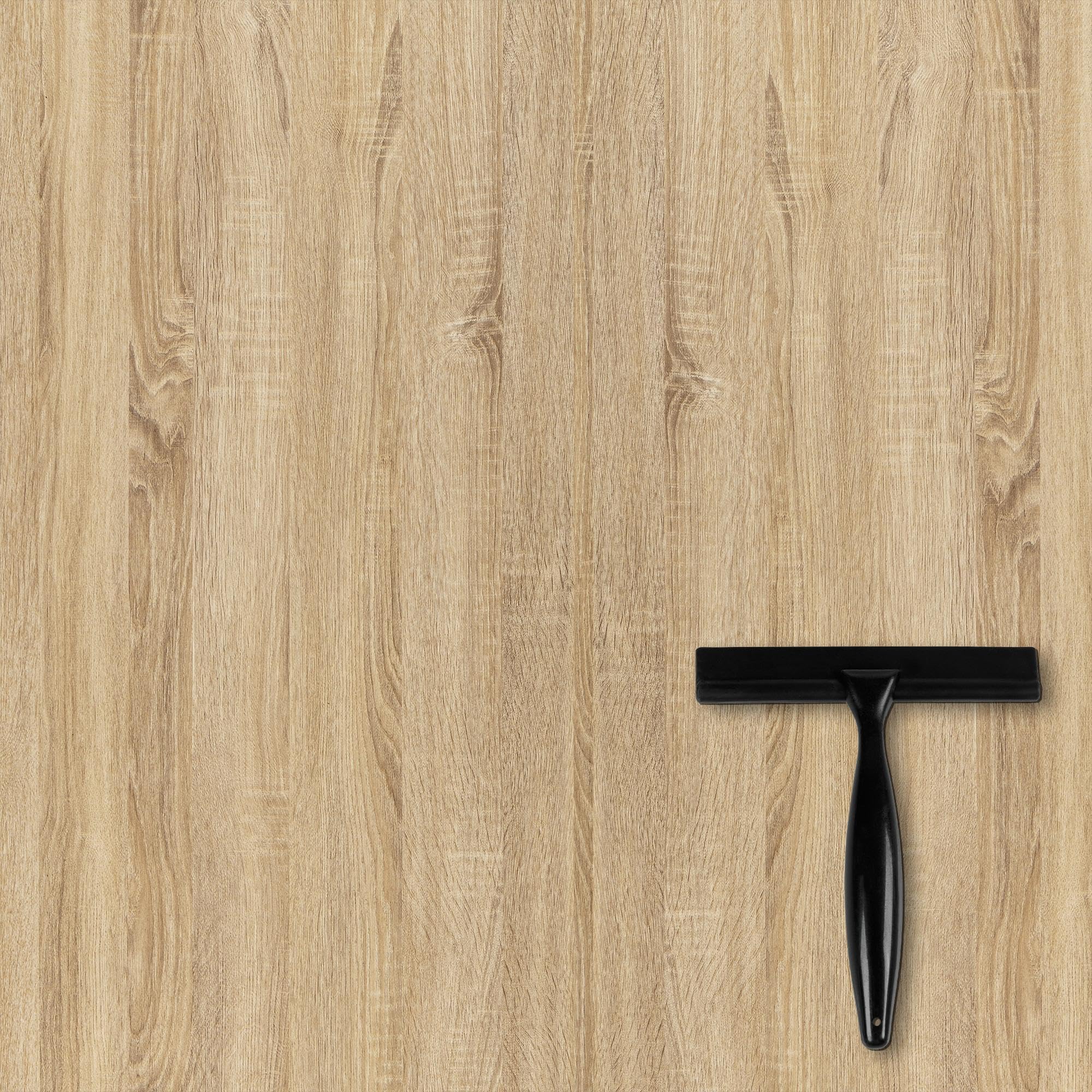 Abyssaly Brown Wood Vinyl Wrap Self Adhesive Wallpaper Toolkit Included — image 1