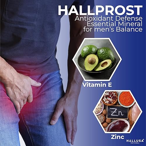 Miniatura 7 de Próstata Inflamada - Prostatitis - Pastillas para la próstata - HALLPROST 60 CAPSULAS