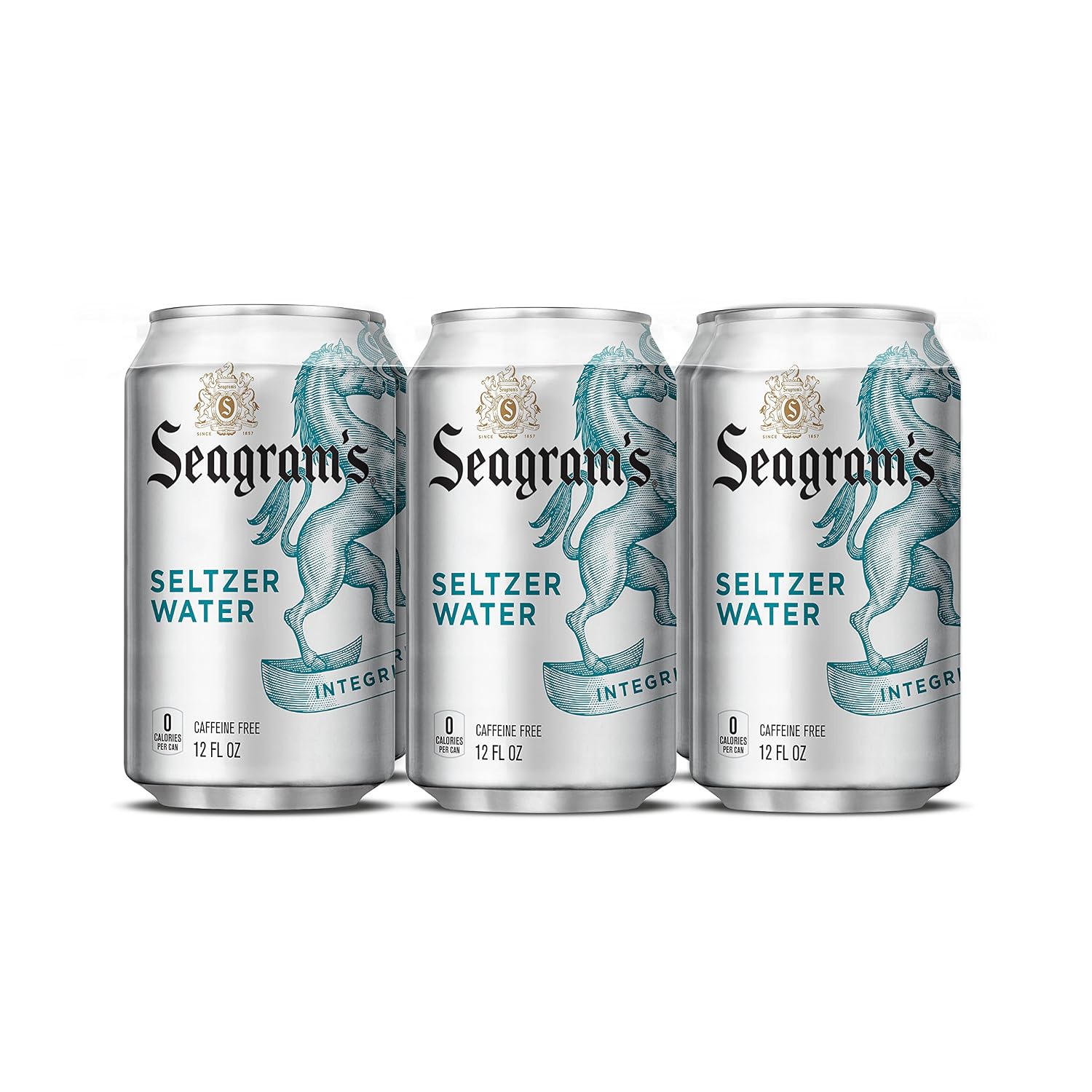 Seagram's Seltzer Water, 12 fl oz, 6 Pack