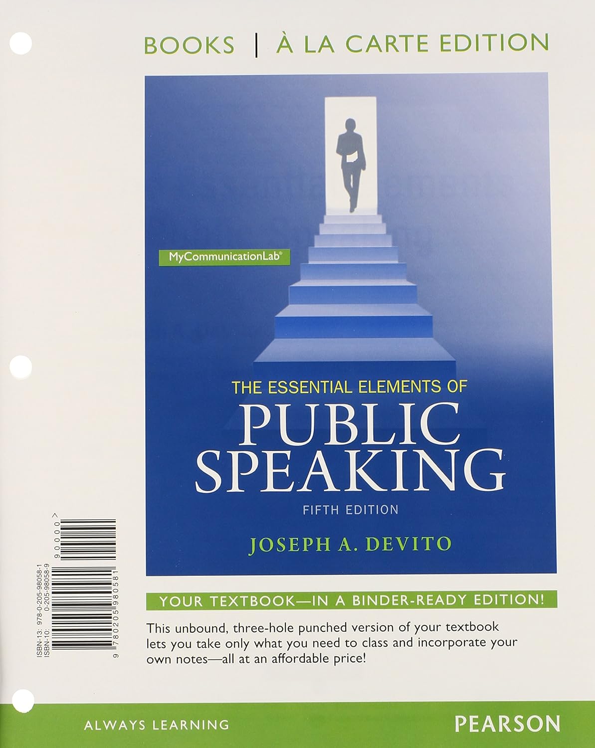 Essential Elements of Public Speaking, Books a la Carte