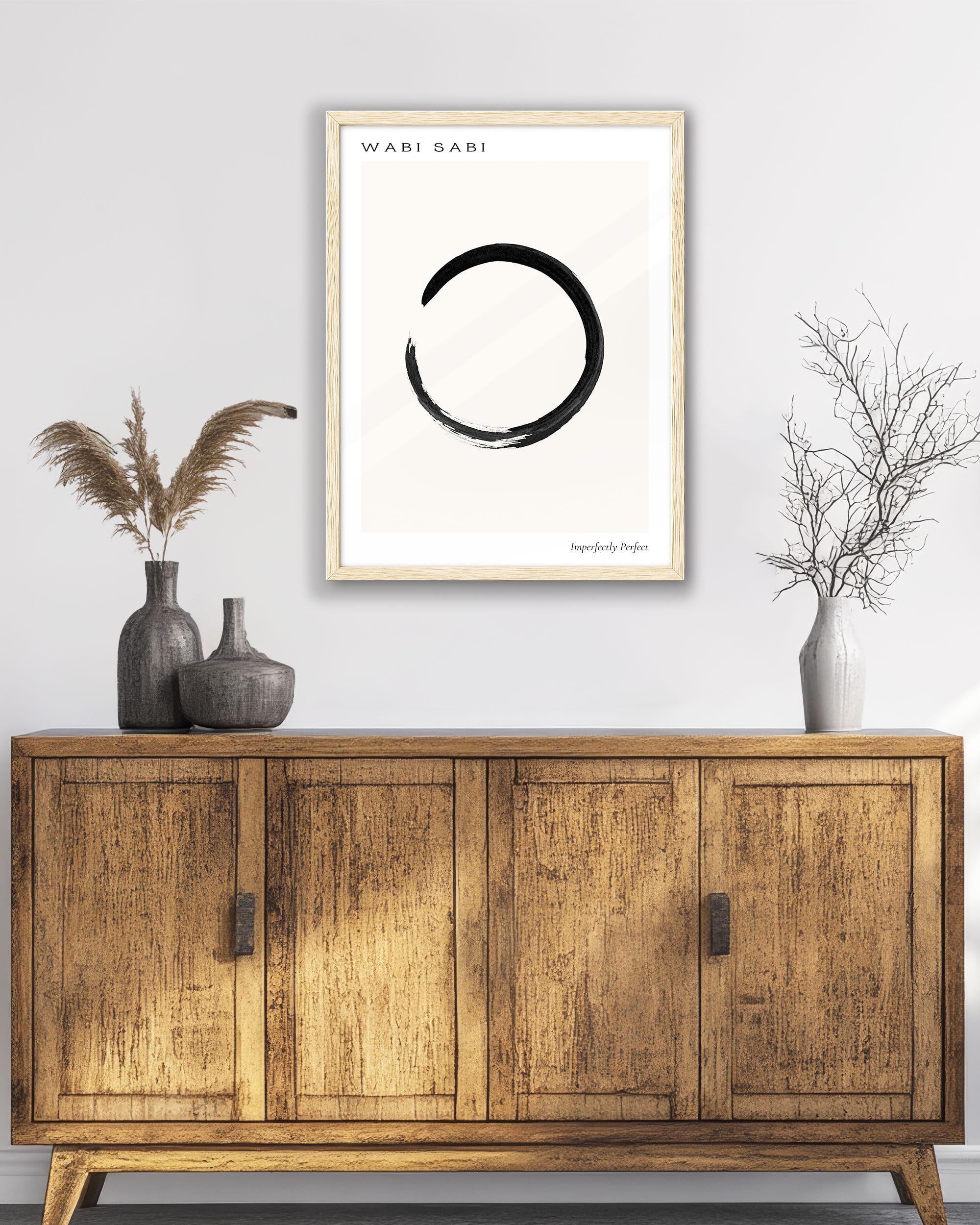 Amazon.com: EcoHest Framed Wall Art Zen Buddhism Wabi Sabi