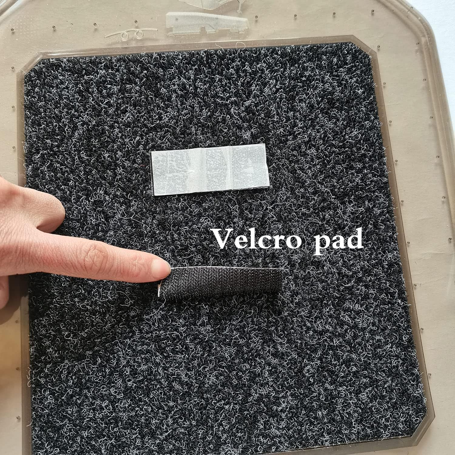 YICBOR Sewing Machine Foot Control Pedal Mat Includes 2pcs Sticky Strips to Keep Foot Pedal Steady on Hard Floor or Carpet.