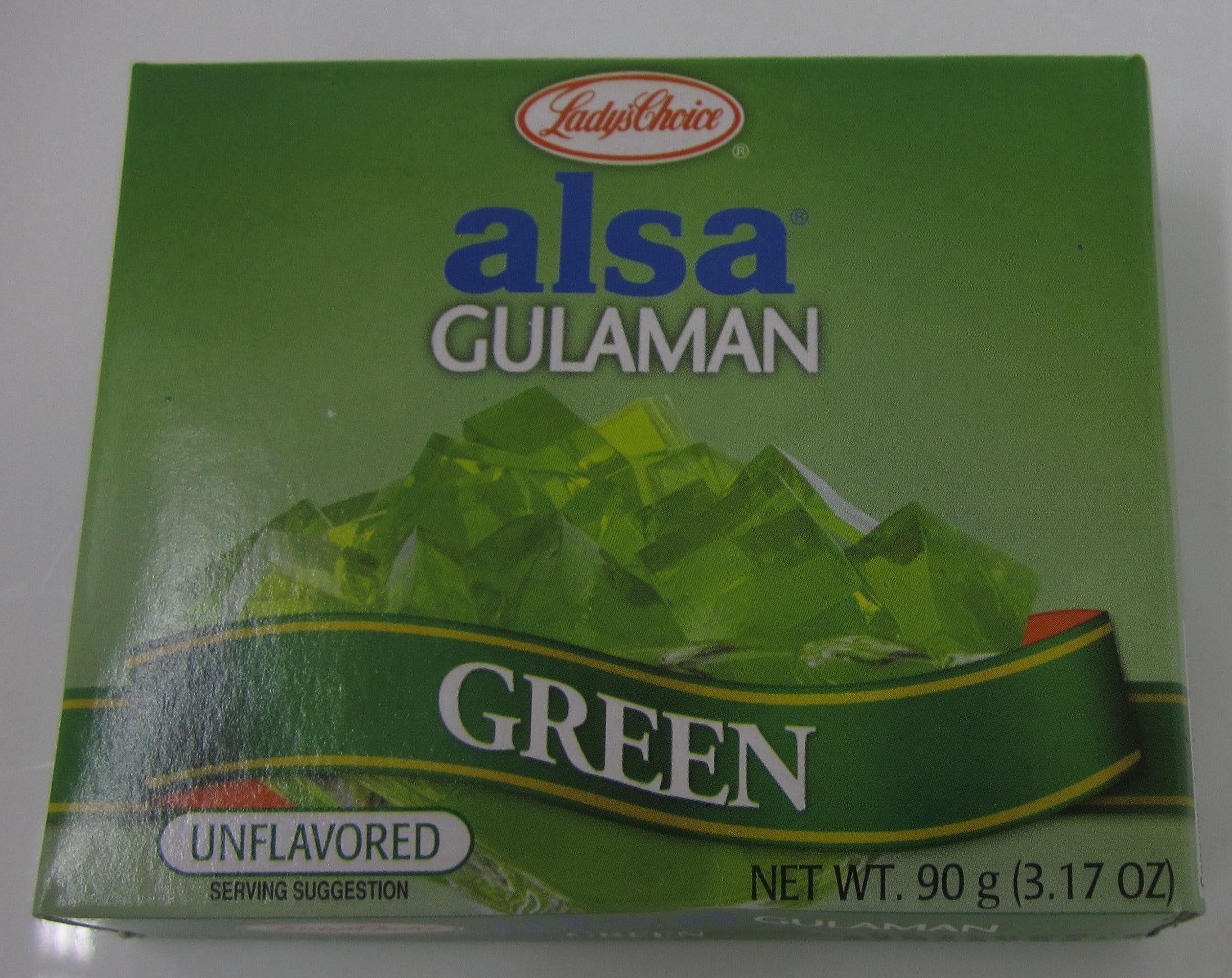Lady's Choice Alsa Gulaman Green Pack of Two 3.17 Per Pack