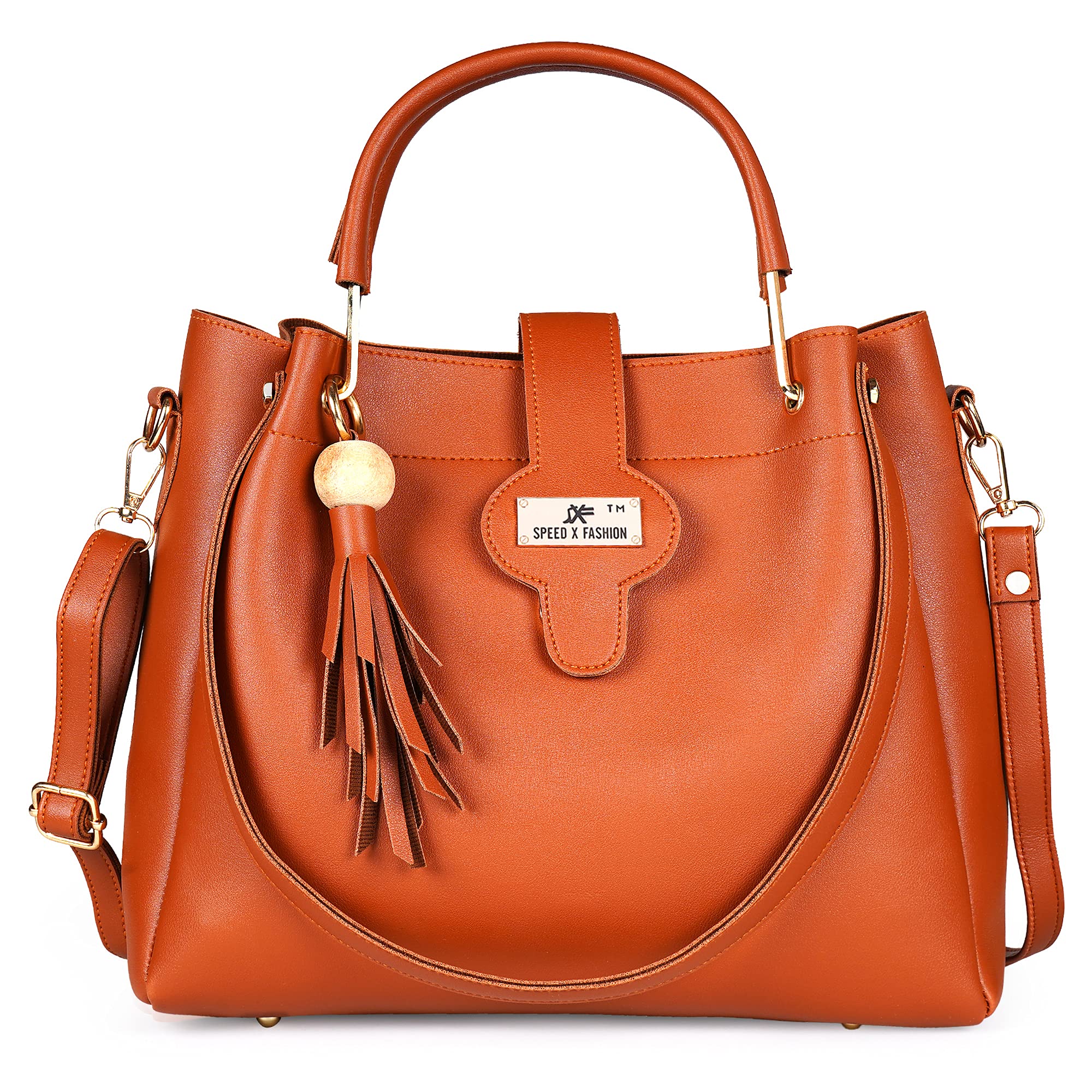 Speed X Fashion Womens Handbag (Tan) (B09GNLKGQ7) Amazon Price History, Amazon Price Tracker