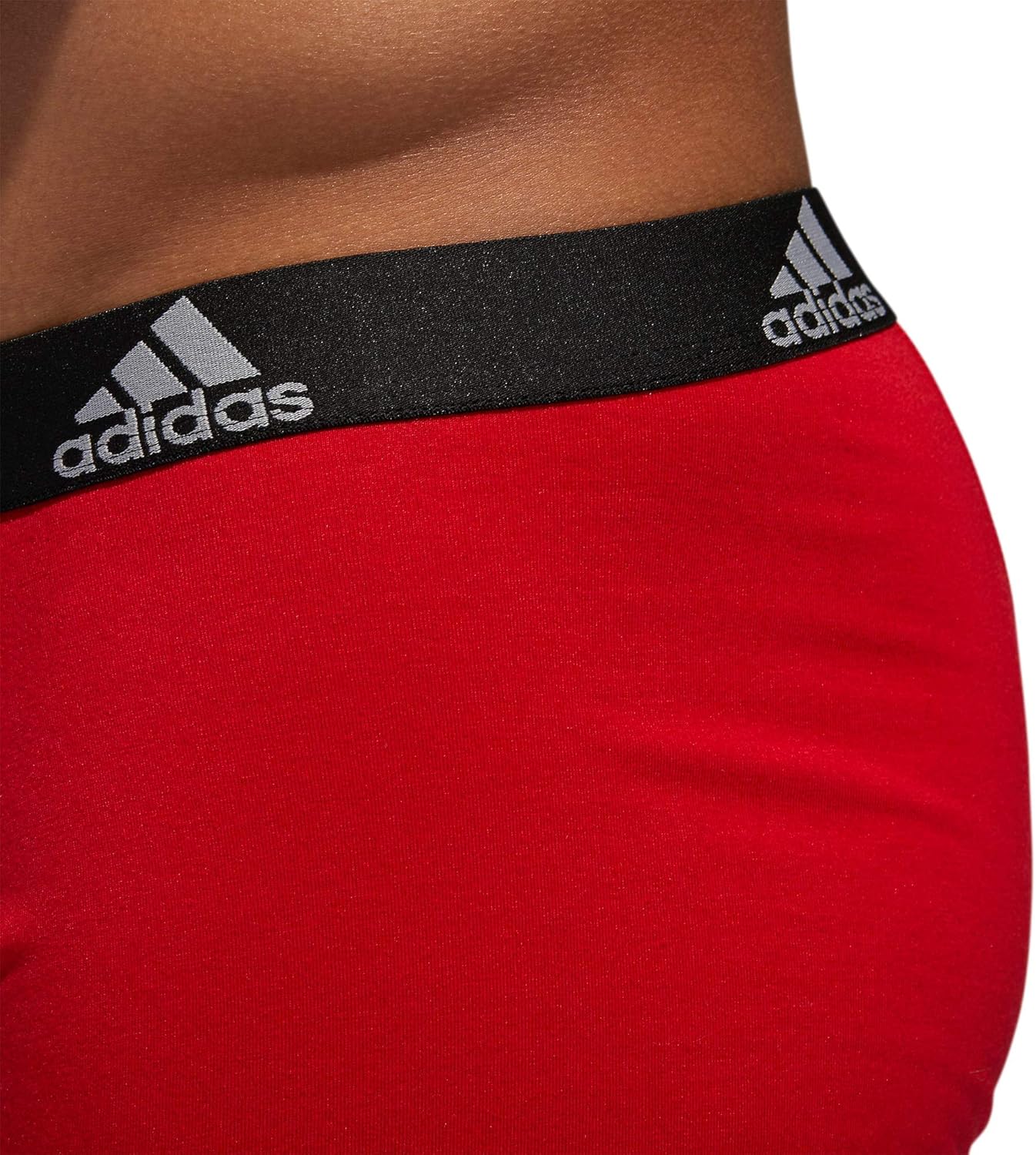 adidas mens Stretch Cotton Trunk Underwear (3-pack) - Image 2