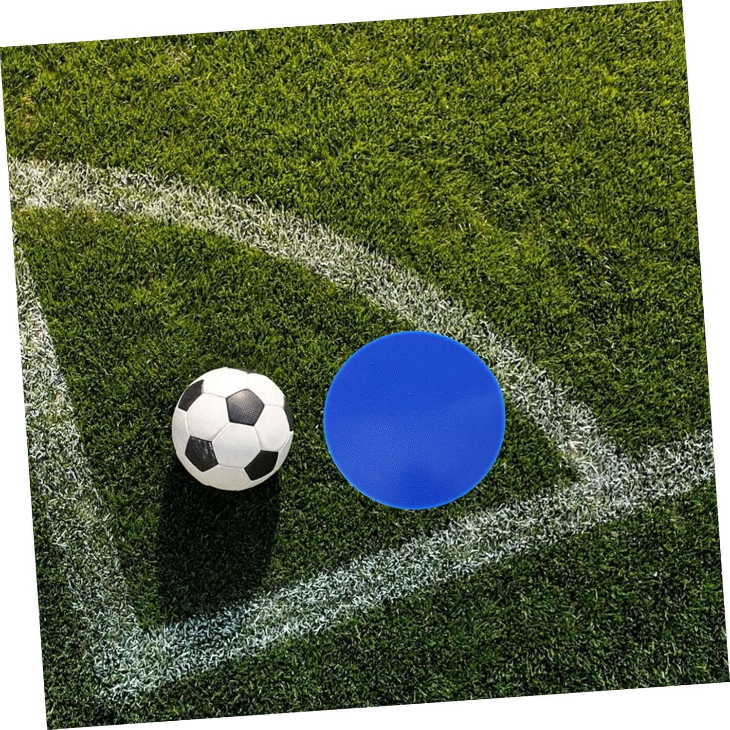8pcs Reusable Landmark Pads for Sports Training Disc Markers for Soccer Basketball and Gym Activities Non- Tear Design Red Yellow Green
