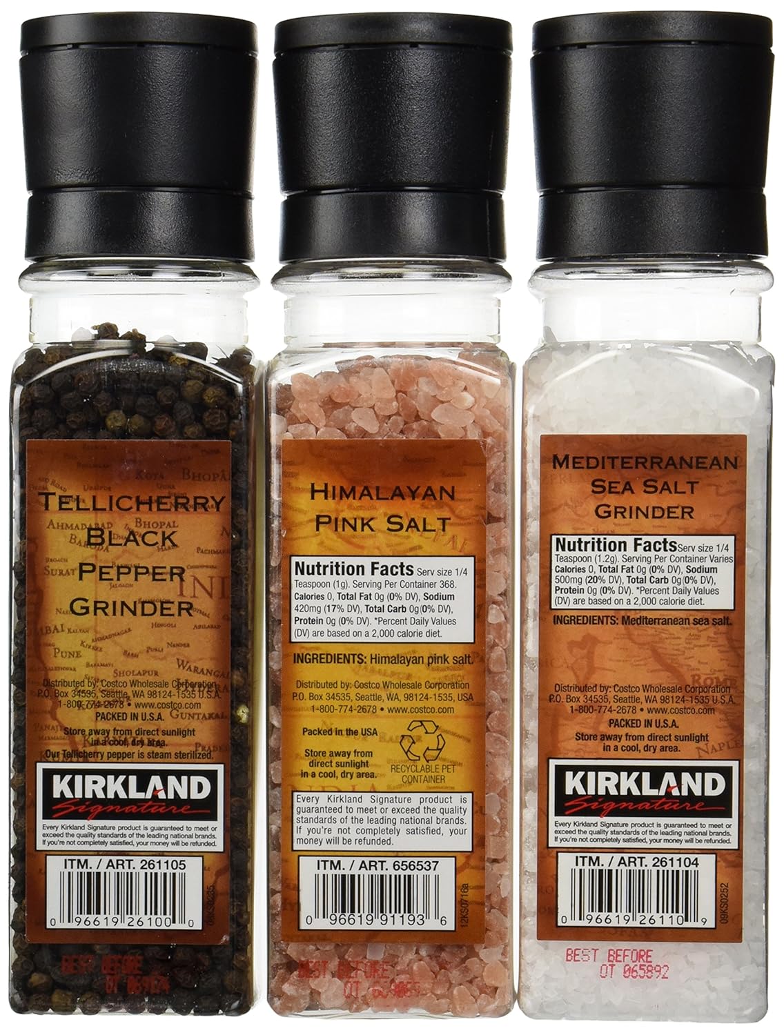 Kirkland Signature 2 Salts and a Pepper