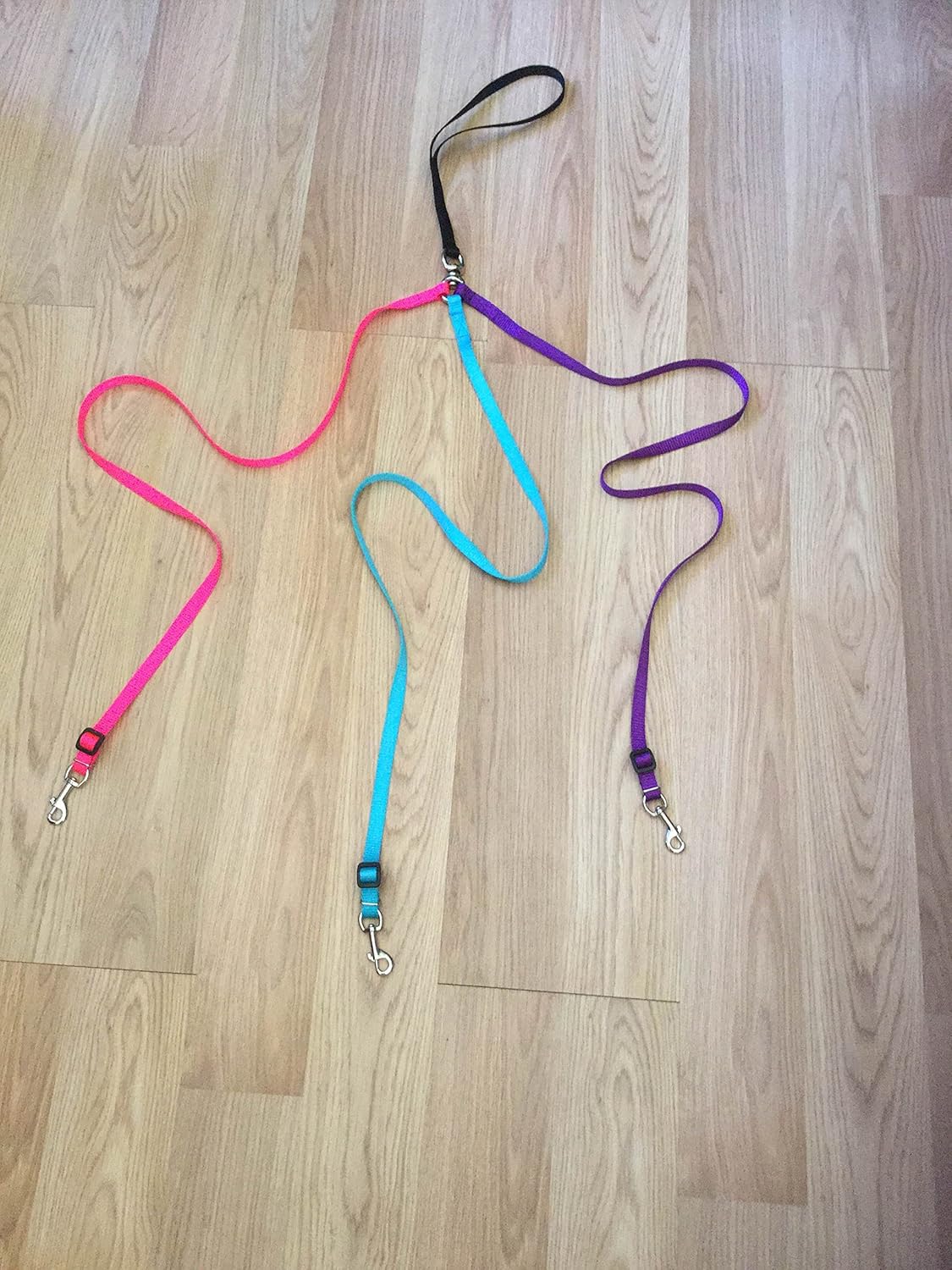 Leash Lady3 Dog Adjustable Coupler Leash with Swivel in