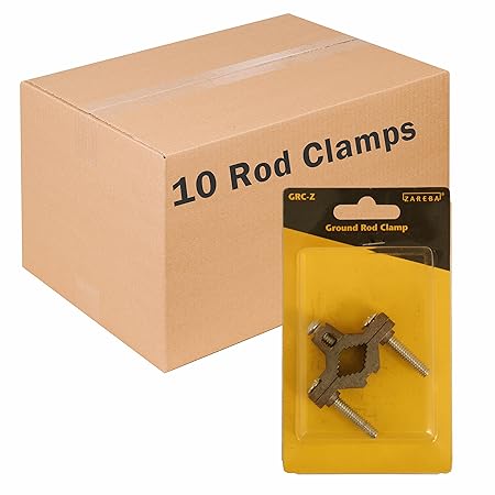 Zareba GRC-Z Ground Rod Clamp Corner Post Insulator (250 Pack)