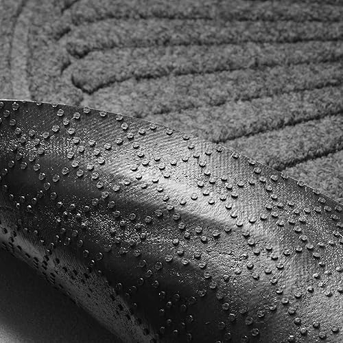 Miniatura 3 de Consolidated Plastics Majestic - Tapete de entrada de media luna con parte trasera de goma antideslizante, absorbe el agua, alfombra de entrada